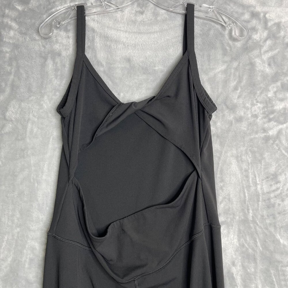 All In Motion Bodysuit Black‎ Womens XL Open Twist Back Ribbed Athleisure - Picture 2 of 9